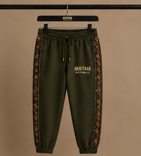 Heritage Track Pants – Olive