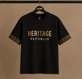 Heritage Signature Tee – Midnight Black